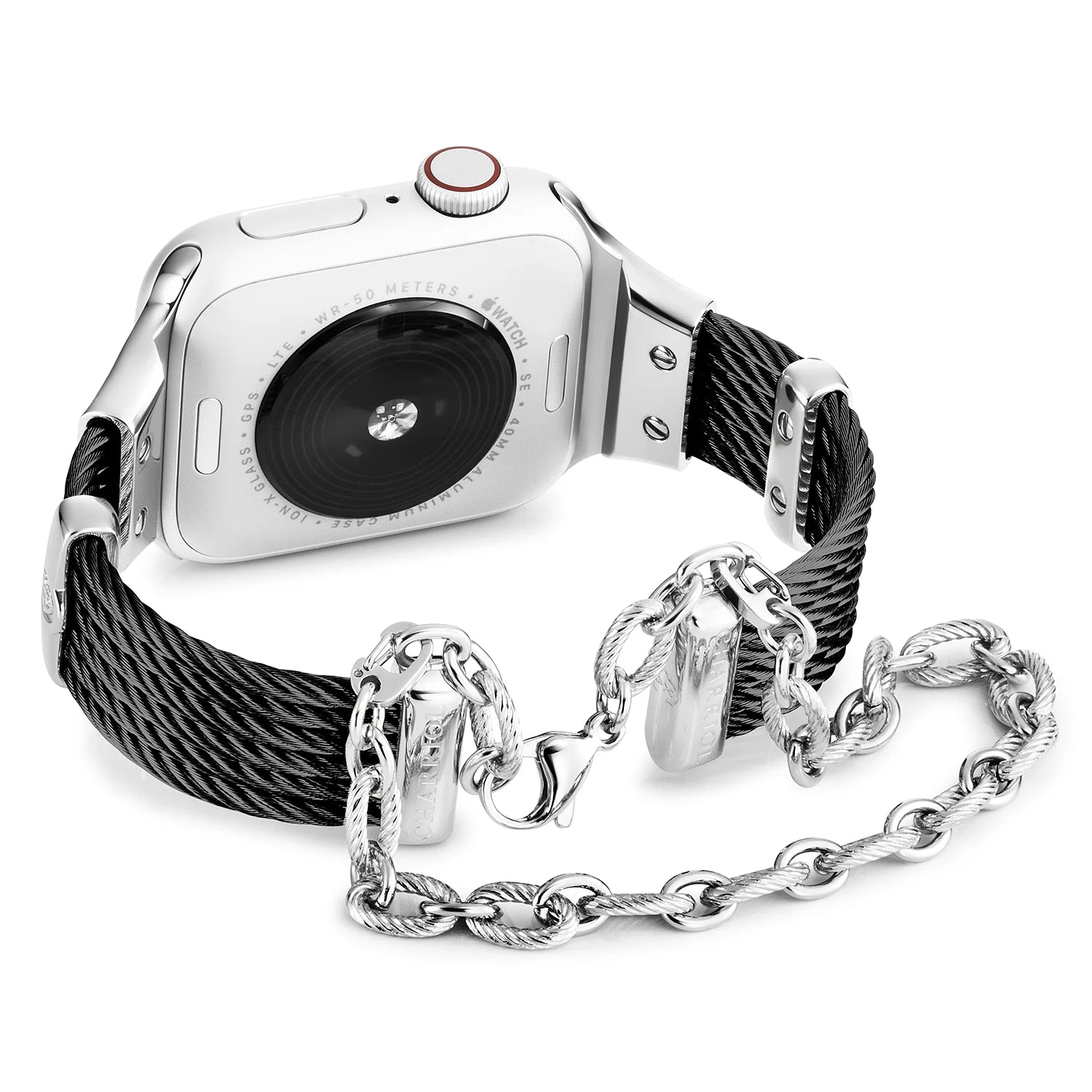 Black with Steel Décors_Wrist 18cm